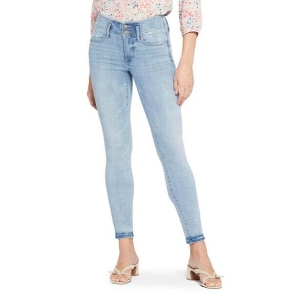 NYDJ Womens Ami Size 16 New Wave Skinny High Waist Stretch Jeans NEW - Picture 1 of 4